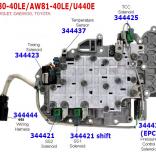 Гидроблок АКПП AW80-40LE/ AW81-40LE (U440E)