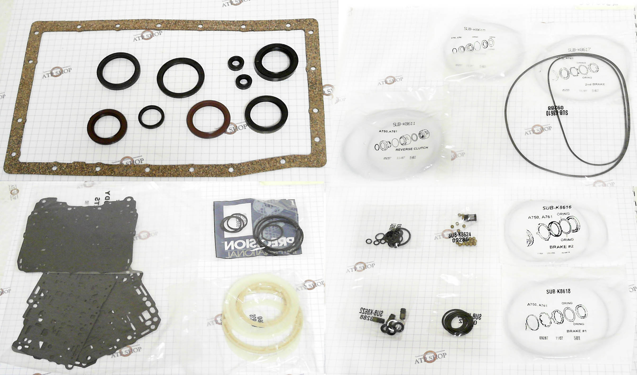 Ремкомплект\ Оверол кит\ Overhaul Kit), A750E/F, A761E TOYOTA,LEXUS 2002-2009