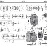 АКПП 02E(DQ250) , DSG-6 (DQ250) Каталог деталей.