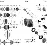 вариатор CVT 01J Audi (Каталог деталей) 