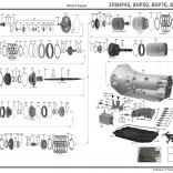 Каталог деталей ZF 8HP70