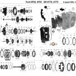 АКПП 6F50 / 6F55 / 6T70 / 6T75 (Каталог деталей)