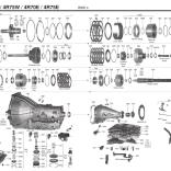 АКПП Ford AOD, AOD-E, 5R70W (Каталог деталей)