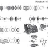  Каталог деталей АКПП U540E