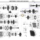 АКПП AW TF80SC, TF81SC, AF21, AF40 (Каталог деталей)