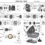 АКПП 3T40 / TH125C (Каталог деталей)