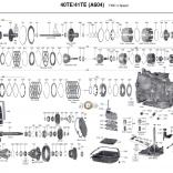 АКПП A604/ 40ТE Каталог деталей