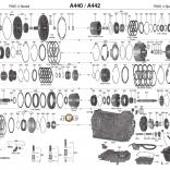 АКПП А442F (Каталог деталей)