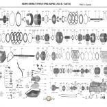 Каталог деталей АКПП  A518/ A618, 46RH RE/ 47RH/E 48RE высокое разрешение