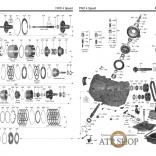 АКПП 42LE/ A606, (Каталог деталей) - высокое разрешение