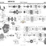  Каталог деталей АКПП AW 55-50SN / AW 55-51SN 