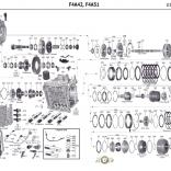 АКПП Mitsubishi F4A41 / F4A42 / W4A42 / F4A51 / F5A51 (Каталог деталей)