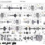 АКПП-4  Honda M4TA/ MP7A/ MRVA... (Каталог деталей)