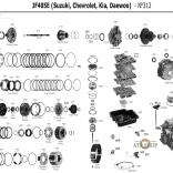 АКПП JF404E, JF405E (Каталог деталей)