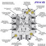 Схема плита клапанная Valve Body, JF613