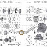 АКПП RE4F03A /V / RE4F04A /V / 4F20E / JF403E (Каталог деталей)