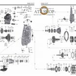 АКПП Сатурн VT20E/25E SATURN (Каталог деталей)