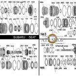АКПП Субару 5EAT (Каталог деталей)