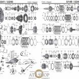 АКПП U140E / U240E / U241E / U250 (Каталог запчастей)