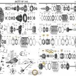 АКПП U140E / U240E / U241E (Каталог запчастей)