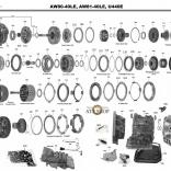 АКПП AW80-40LE \ AW81-40LE, U440E (Каталог деталей) высокое разрешение