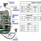 Гидроблок  TF-81SC (AF21 Valve body) Соленоиды