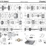 АКПП A40 A44 А45 A46 DL (Каталог деталей)