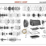 АКПП AB60F (AS68RC / A465) Каталог деталей.