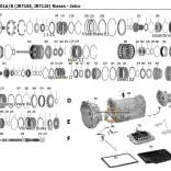 Каталог деталей АКПП RE7R01A/B JR710E, JR711E