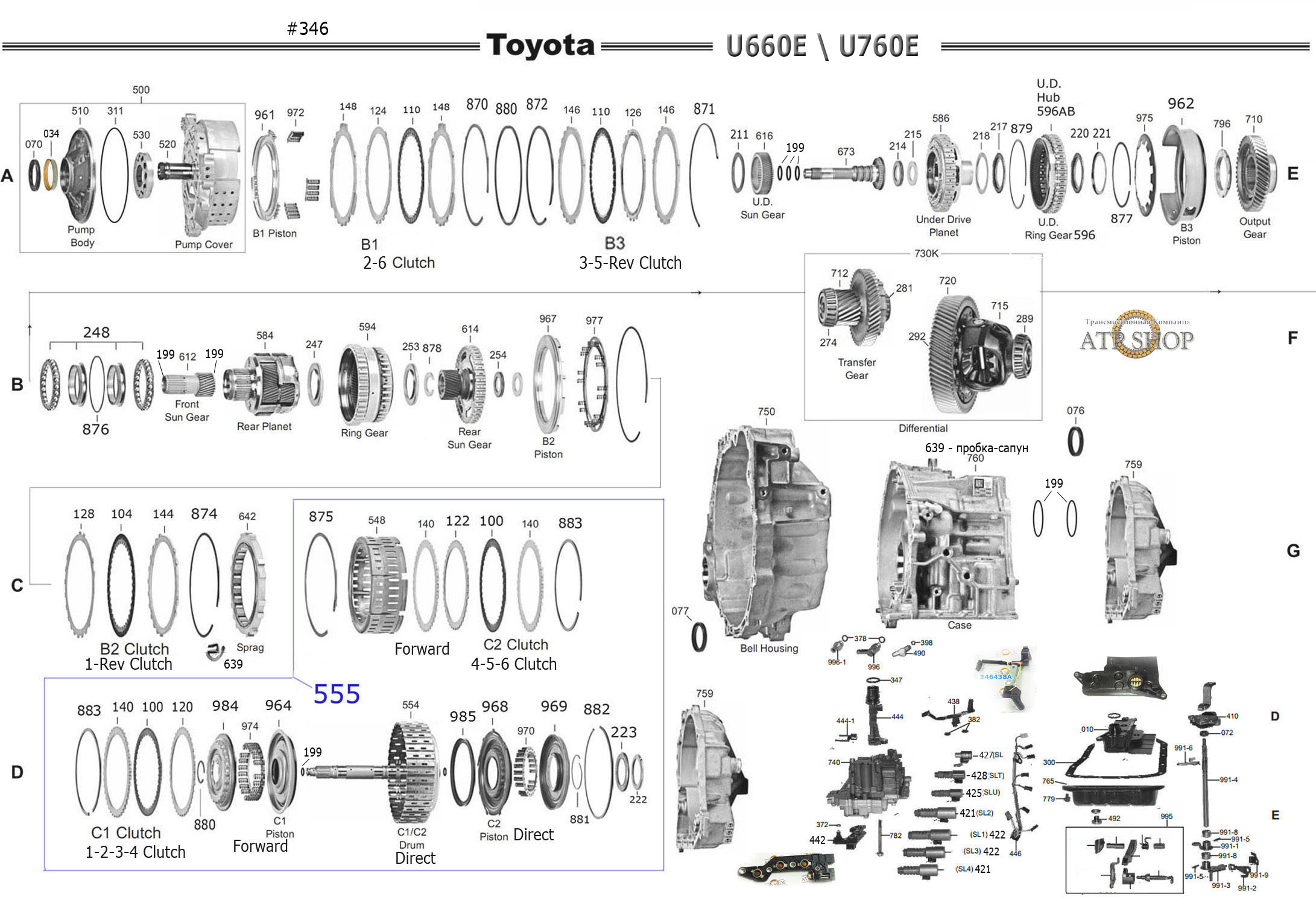U660Е, U760Е, Описание Типичные неисправности, Цены на ... 47re transmission diagram pdf 