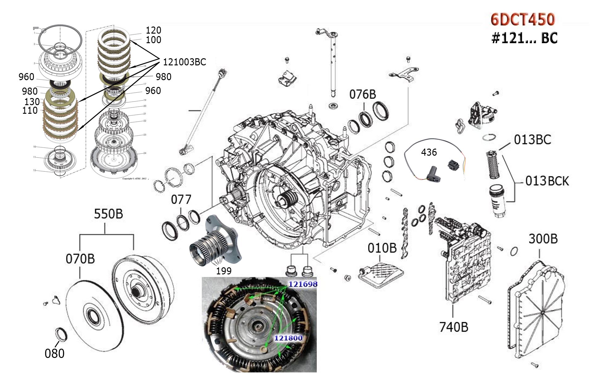 6DCT450, 6DST470, DST250 Getrag Описание Проблемы