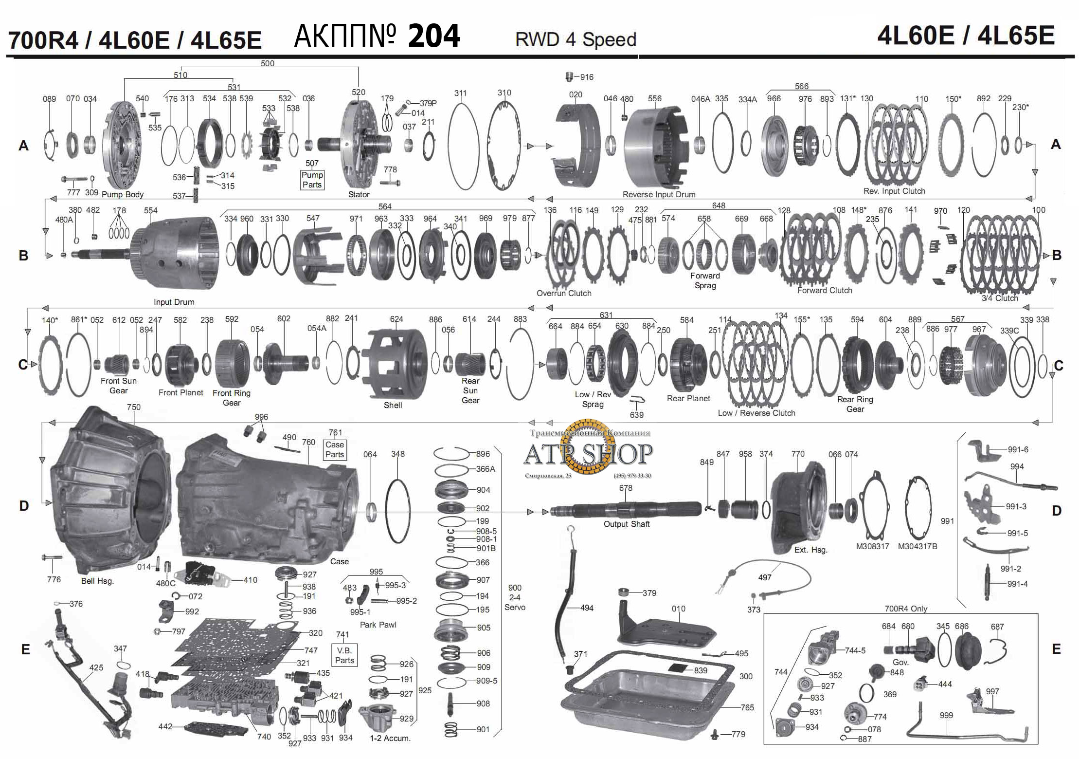 4l60e соленоид блокировки