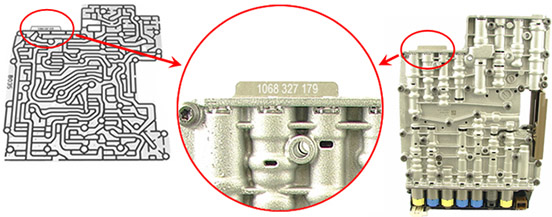 Пластина Сепараторная идентификация номера ZF6HP19/26/28/32