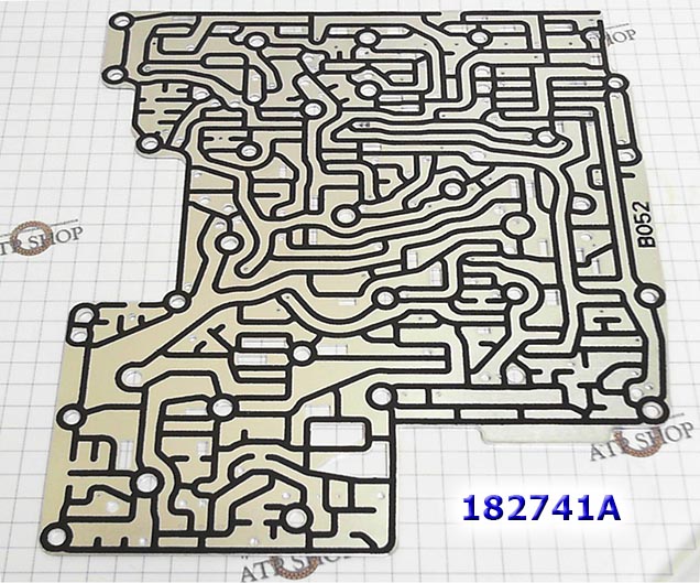 Пластина Сепараторная Клапанной Плиты, 6HP26/19 номер на пластине №1068-327-179 с обрезиненными дорожками 