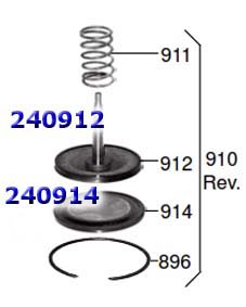 Поршень, Piston AOD/E/4R70E/75E Servo Reverse