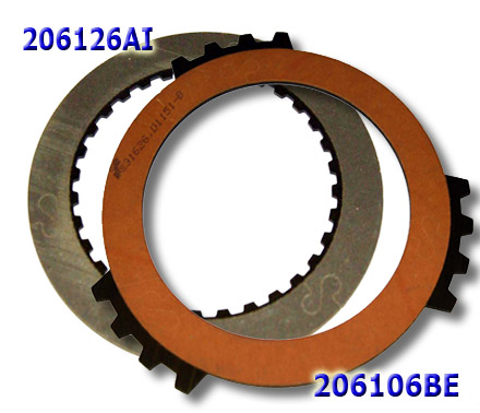 Фрикционные Диски, (3rd Clutch) 4T65E односторонние с внутренним и наружным зубом