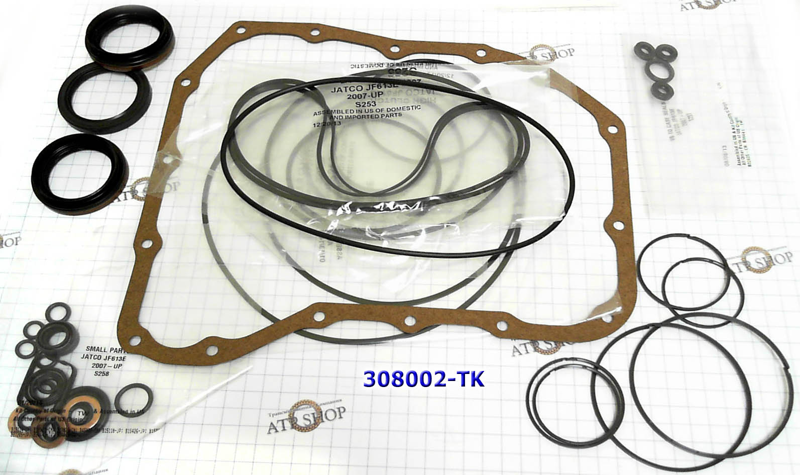 Комплект Прокладок и Сальников (Ремкомплект\ Оверол кит\ Overhaul Kit), JF613E/F6AJA Outlander 2007-