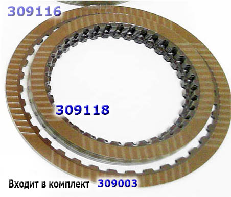 Фрикционный диск, [36Тх1,55х115х147]  2-3-4-6, JR710E/JR711