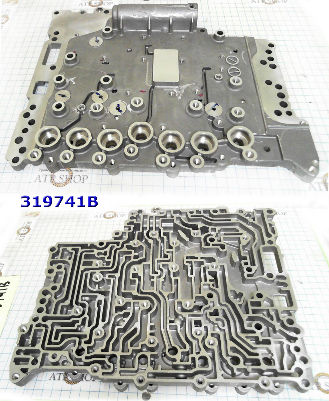 Верхняя часть гидроблока под соленоиды, Valve Body RE5R05A, Hyundai\Kia