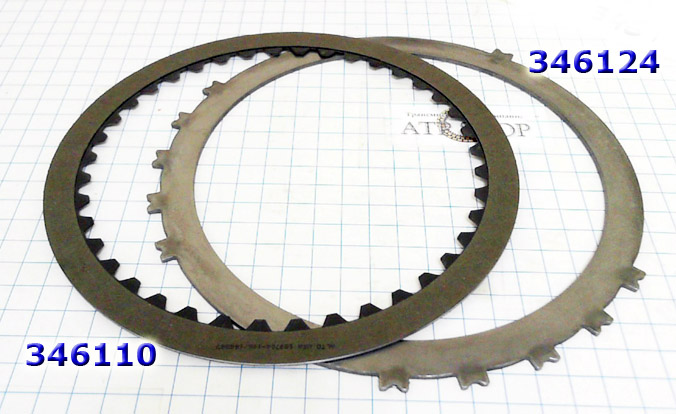 Фрикционный и стальной Диск, U660E B1/B3 (передачи 2 и 6)