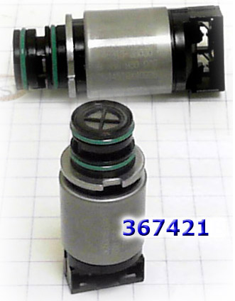 Соленоид переключающий с чёрным разъемом(общая длина 56.5мм), Solenoid A6LF1/ A6LF2/ A6MF1/ A6MF2/ A6MF3/ A6GF1/ A6GF2 BTR DSI-6 M11 SsangYong/ Hyundai SHIFT SSA/SSB (46313-3B030)