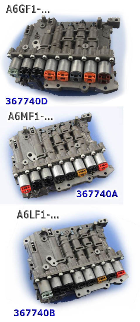 Блок клапанов в сборе с соленоидами, Valve body A6LF1/A6LF2 OEM